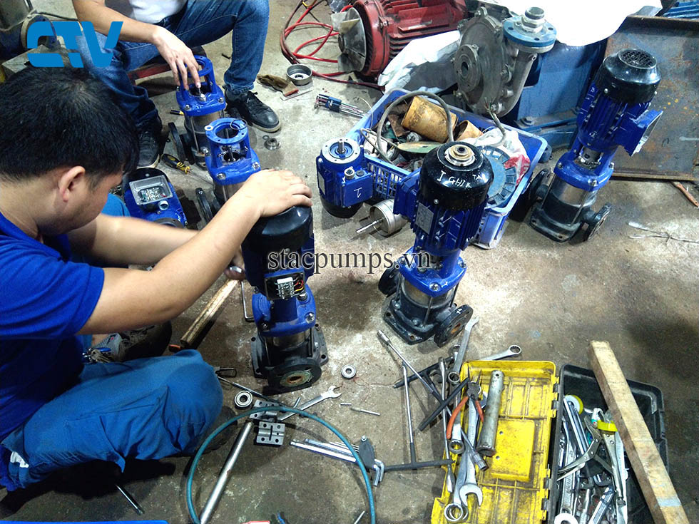Dịch vụ bảo dưỡng và sửa chữa máy bơm trục đứng KSB uy tín hàng đầu