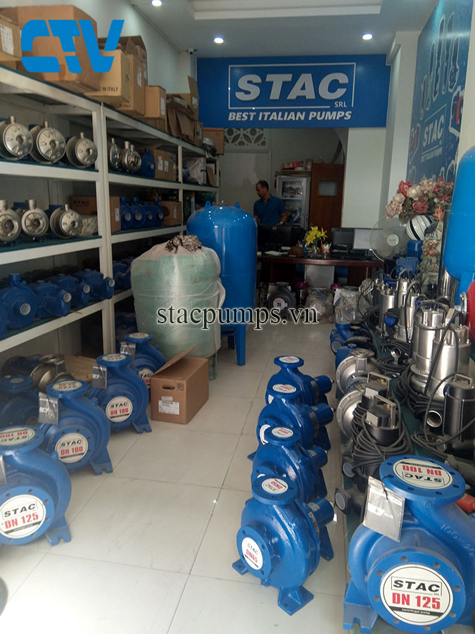 Máy bơm nước STAC nhập khẩu nguyên chiếc Italia đầy đủ giấy tờ CO, CQ