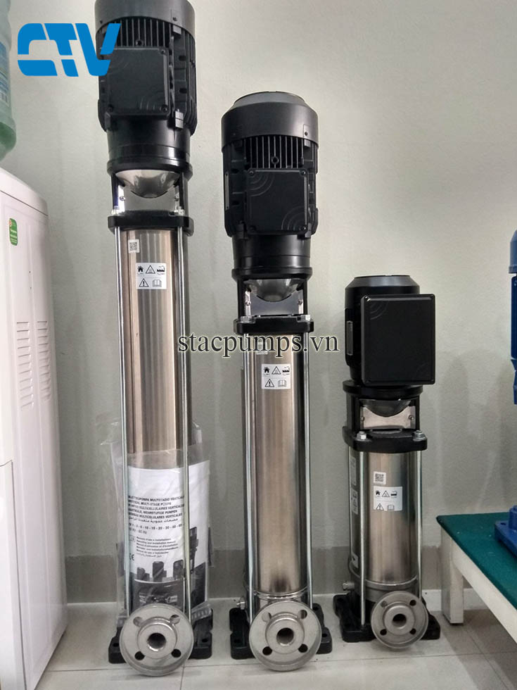 Máy bơm trục đứng Stac nhập khẩu Italia giá tốt trên Toàn quốc