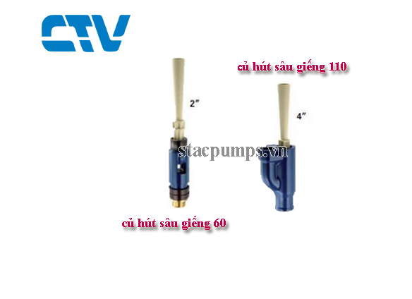 Củ hỗ trợ hút giếng sâu Pentax, Stac,...