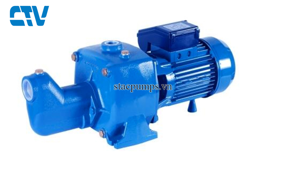 Máy bơm ly tâm tự mồi 2 tầng cánh Stac JB/150 M 1,1kw (đầu nòng súng)