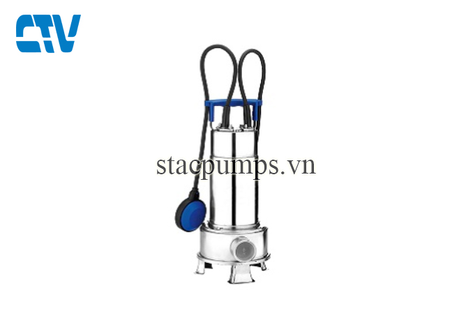Máy bơm nước thải cánh Vortex Stac SX/80 M 0,55KW