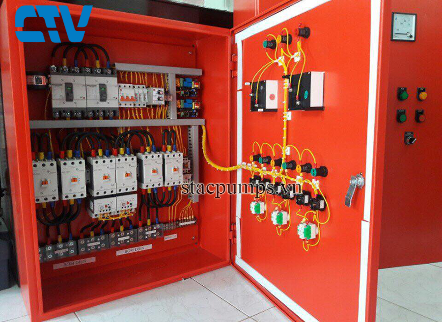 Cường Thịnh Vương cung cấp, thiết kế, lắp đặt tủ điện cho hệ thống máy bơm phòng cháy chữa cháy