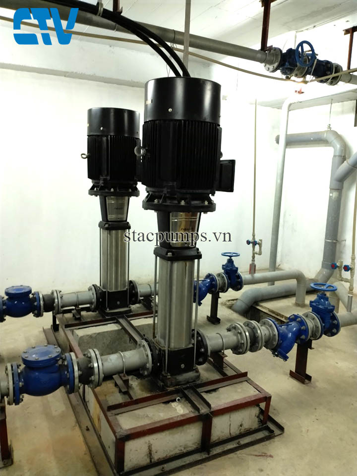Sửa bơm trục đứng Paragon hỏng ruột buồng máy bơm