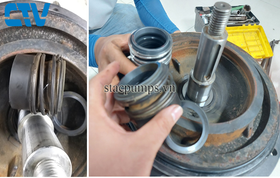 Thay phớt máy bơm công nghiệp, phớt bơm PCCC nhanh chóng chuyên nghiệp tại Hà Nội