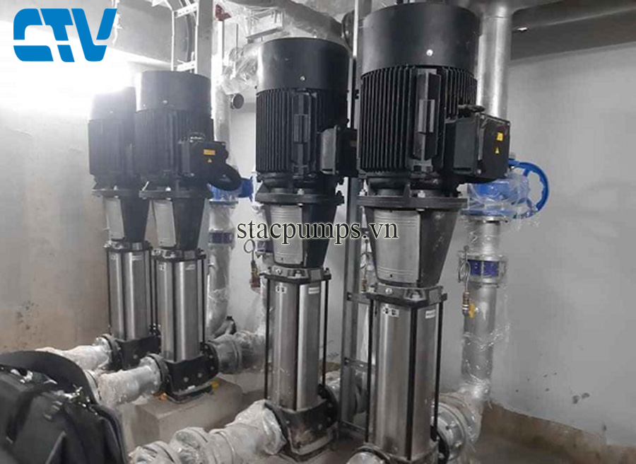 Cho thuê máy bơm trục đứng tại Hà Nội