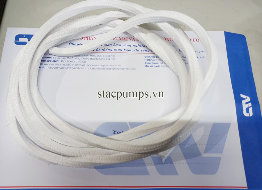 Dây tết chèn, sợi túp làm kín máy bơm 10 mm - Phụ tùng máy bơm