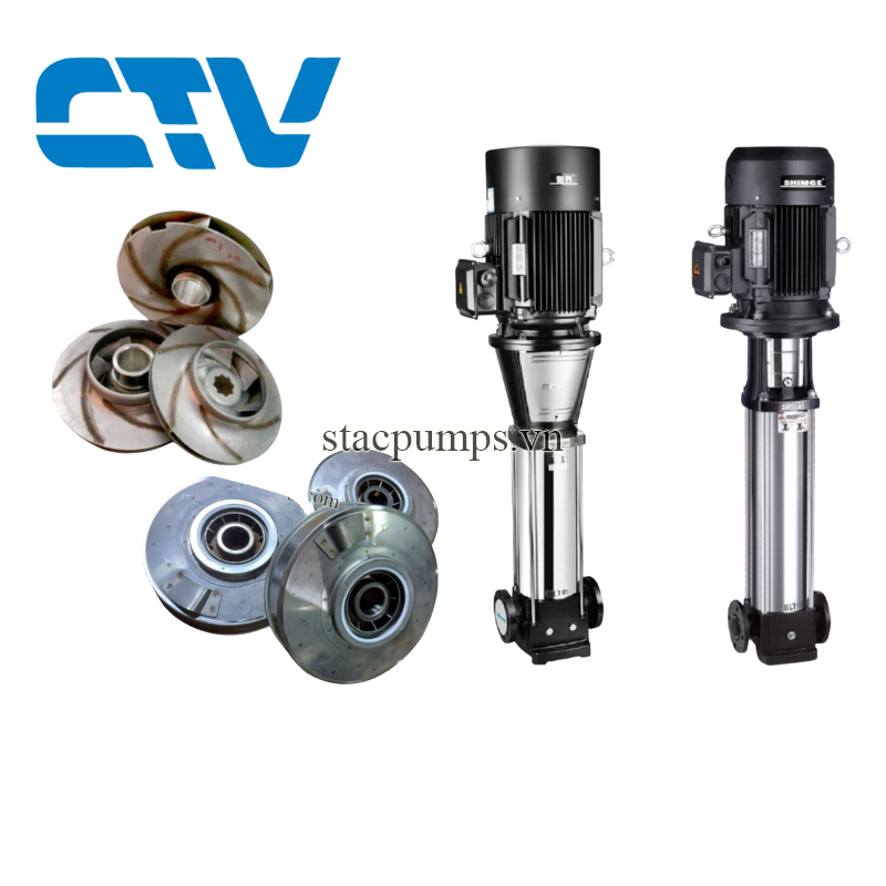 Cánh, chén máy bơm trục đứng type Shimge BL/BLT 4 - 19